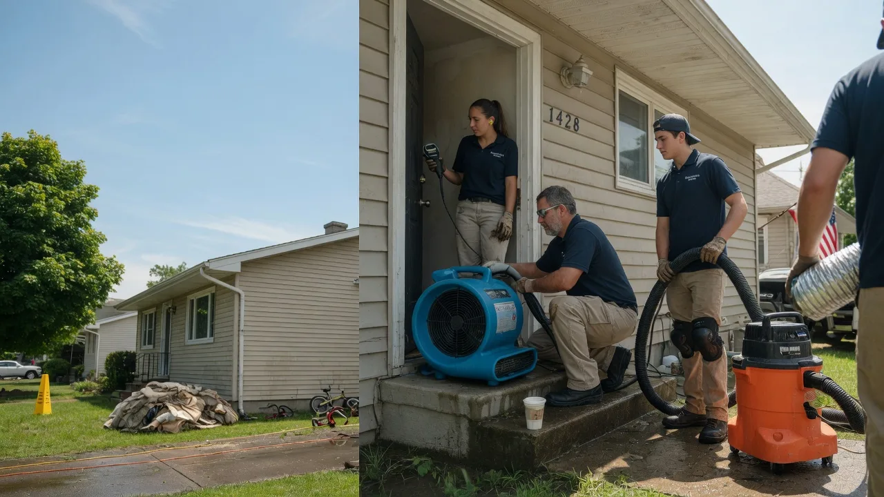 Water Damage Restoration in Hamburg, IL near me